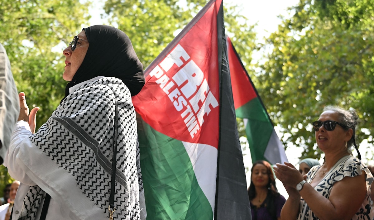 ستعترف أستراليا «بحق الشعب الفلسطيني في دولة خاصة به» (أ ف ب)