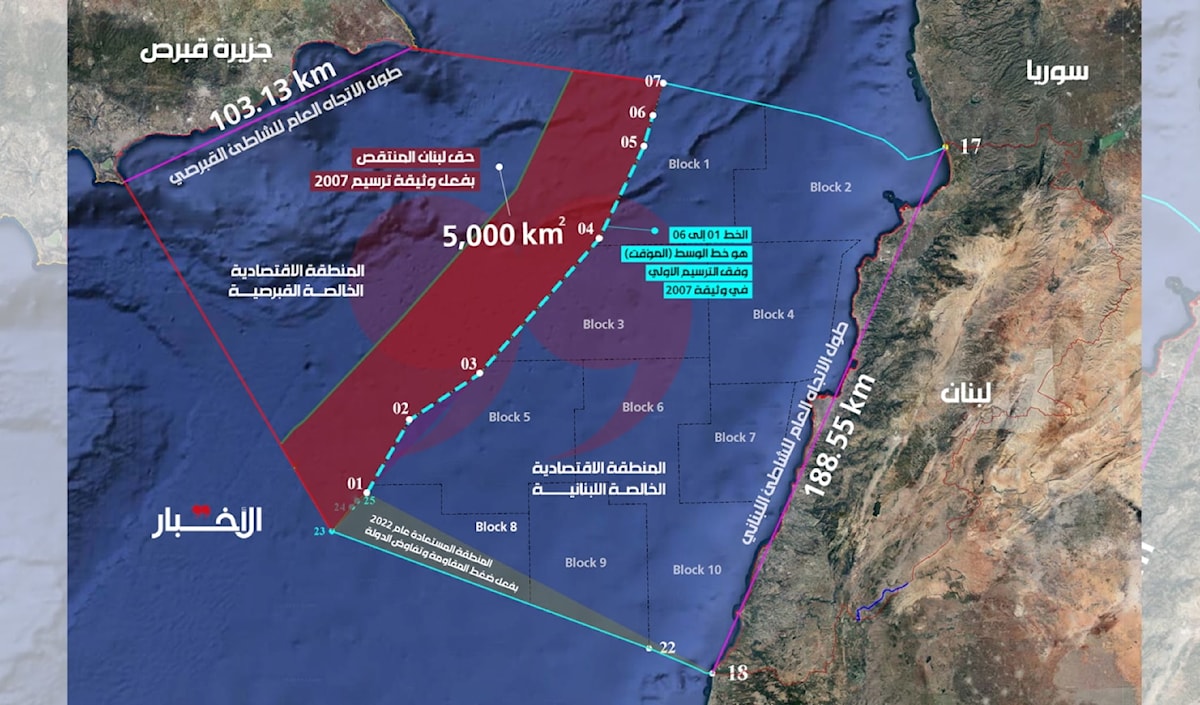 «صفقة القرن» البحريّة: الوصاية الأميركية تُهدي قبرص 5,000 كلم² من ثروات لبنان!