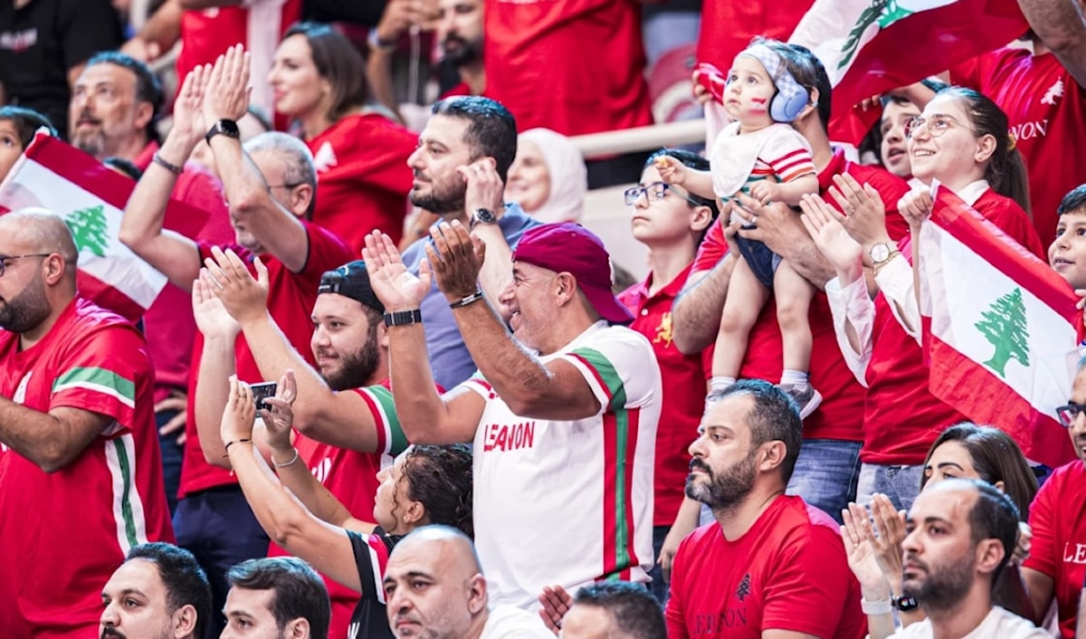 واكب المنتخب اللبناني جمهور كبير (فيبا)