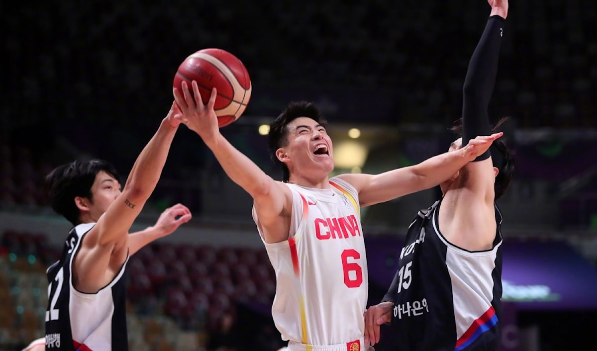 فازت الصين على كوريا الجنوبية 79-71 في الدور ربع النهائي لكأس آسيا لكرة السلة.
