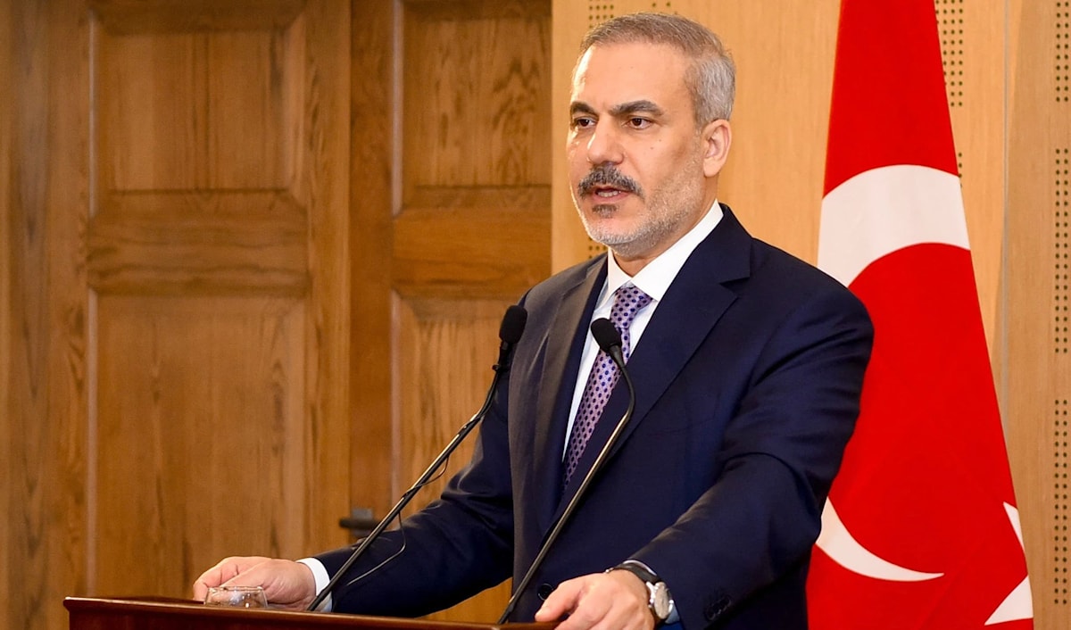 وزير الخارجية التركي هاكان فيدان (أ ف ب)