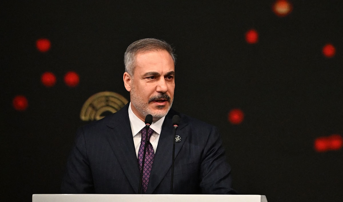 أكد فيدان أنّ تركيا ستواصل دعمها للقضية الفلسطينية (أ ف ب)