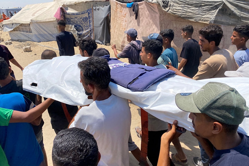 القصف على مسشتفى ناصر هدفه &laquo;إسكات الأصوات الأخيرة المتبقية&raquo; في غزة (أ ف ب)