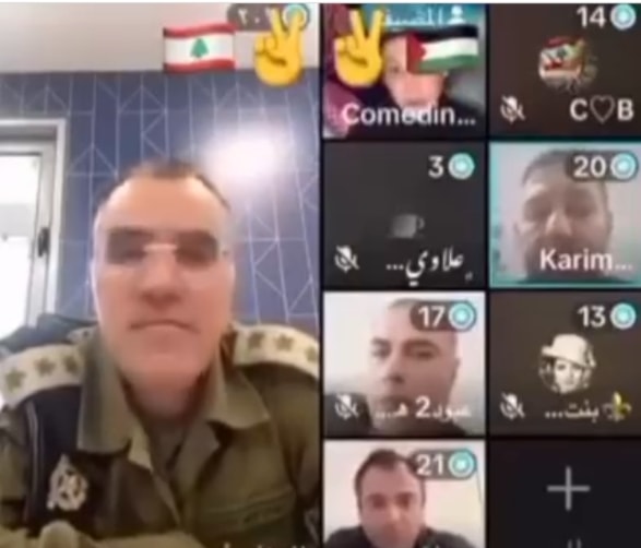 لبنانيون في البثّ المباشر «space» على حساب المتحدّث باسم جيش العدو أفيخاي أدرعي (إكس)