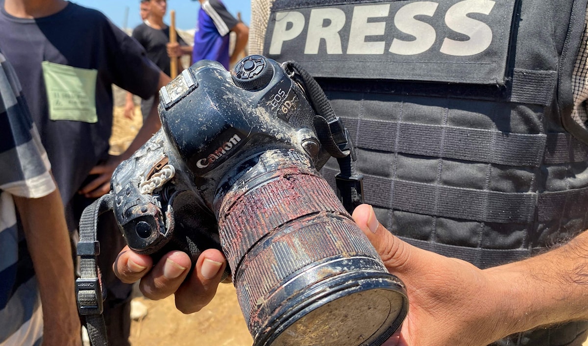 ما لا يقل عن 200 صحافي فلسطيني استشهدوا بنيران إسرائيلية (أ ف ب)