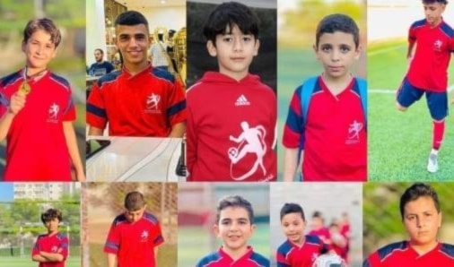 نشرت الأكاديمية صورة جماعية لعشرة من لاعبيها الذين ارتقوا جميعاً وهم دون سن الثامنة عشرة.