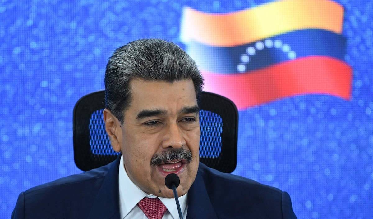 أوضح مادورو أن العلاقات بين واشنطن وكركاس «مقطوعة» (أ ف ب)