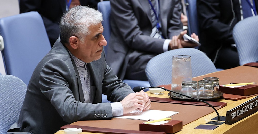 مندوب إيران لدى الأمم المتحدة أمير سعيد إيرواني (أ ف ب)