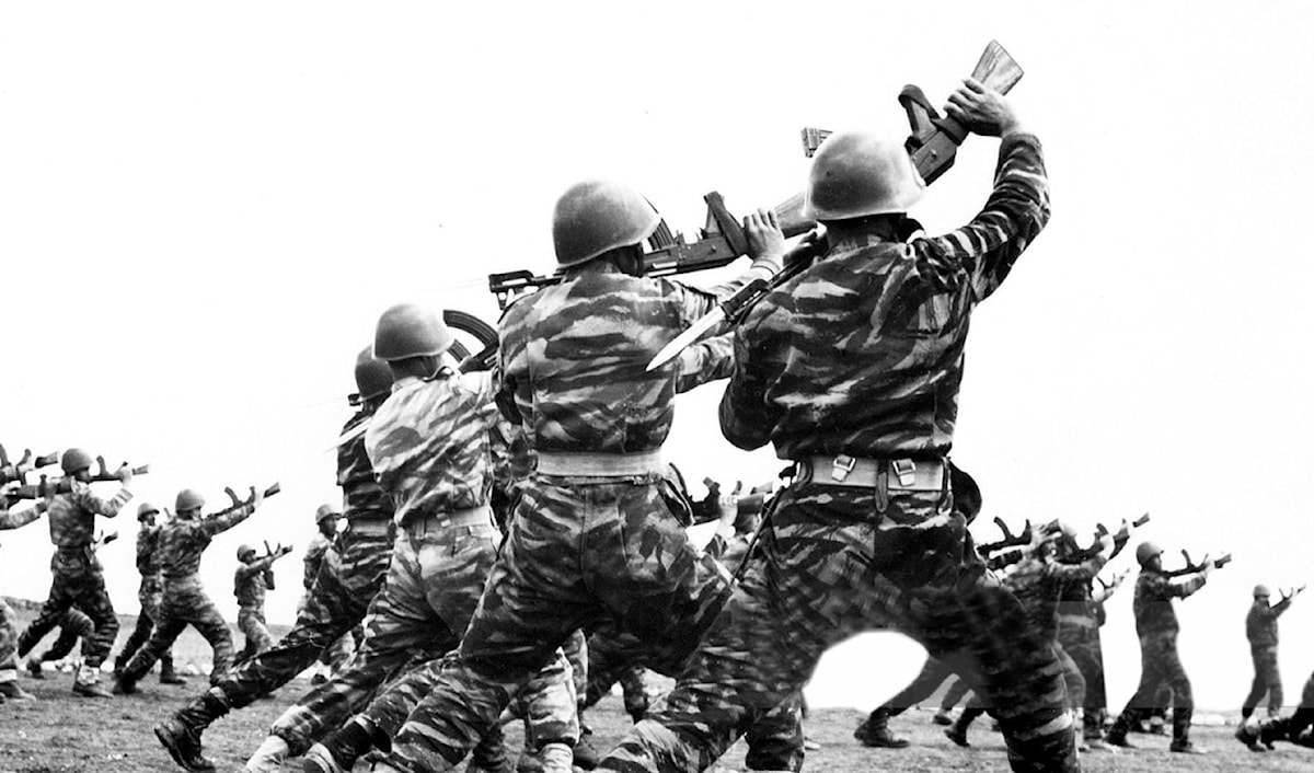 معسكرات الفدائيين في لبنان عام 1967 (وكالة غيتي)