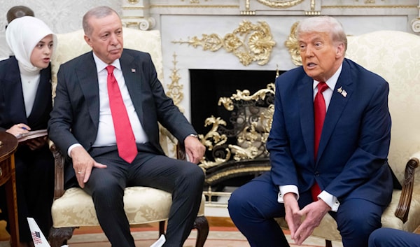 ترامب وإردوغان خلال لقائهما في البيت الأبيض (أ ف ب)