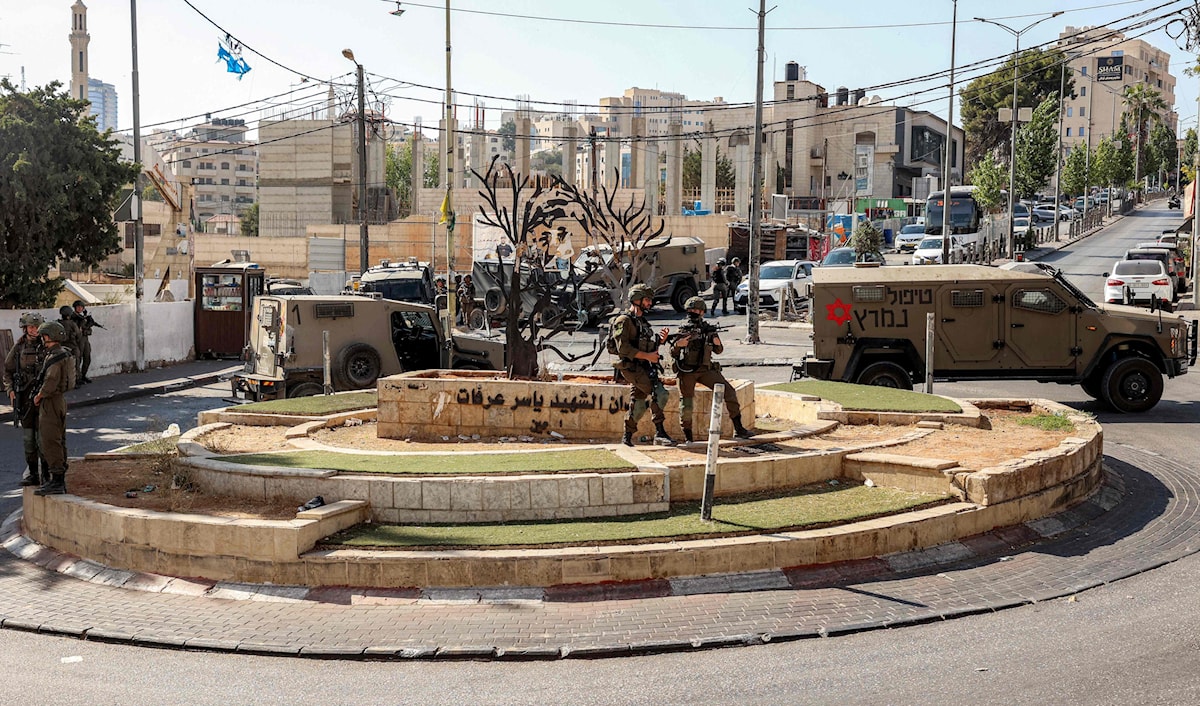 اعتبر نتنياهو أن قيام دولة فلسطينية سيكون بمثابة «انتحار» لإسرائيل (أ ف ب)