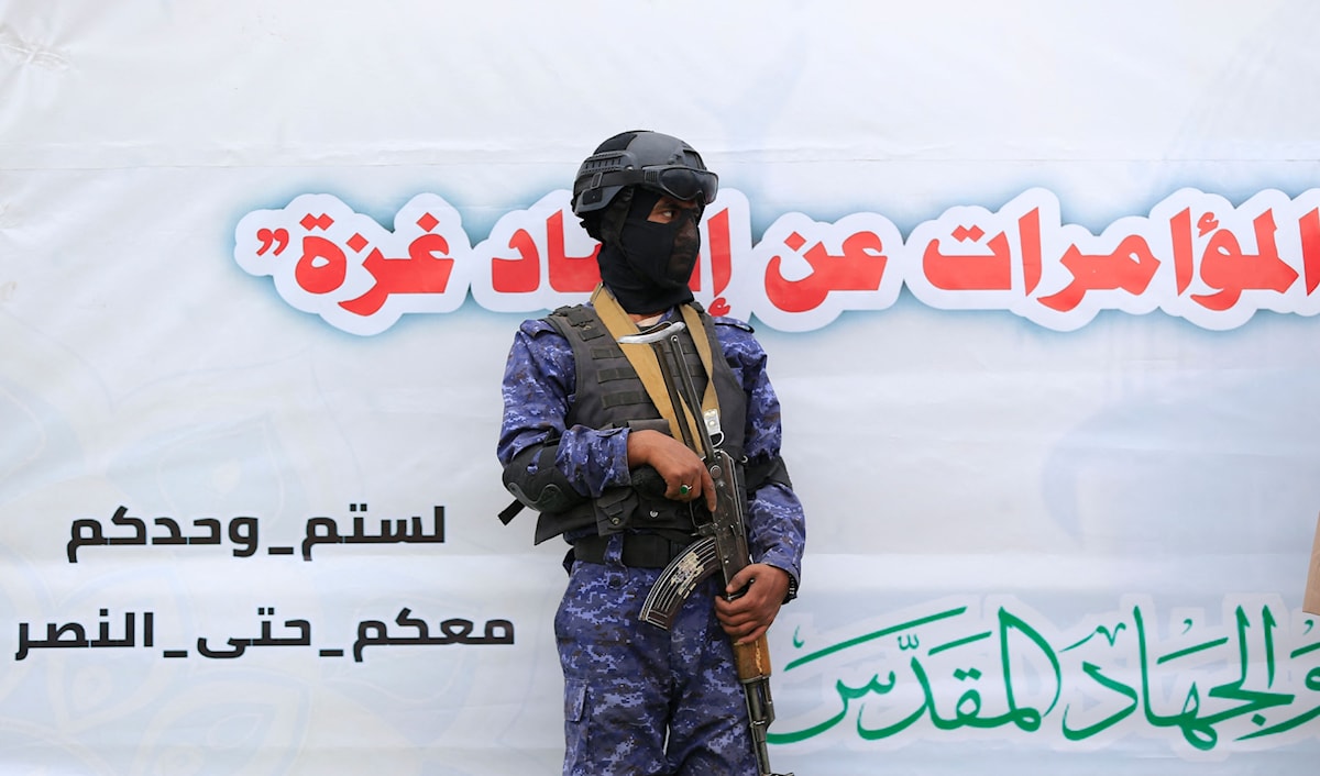 دعت صنعاء إلى تقديم الدعم للشعب الفلسطيني المظلوم ولمقاومته (أ ف ب)