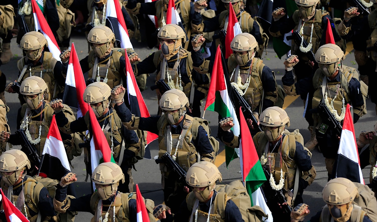 قصفت القوات المسلحة اليمينية هدفين للعدو الإسرائيلي في القدس وحيفا (أ ف ب)