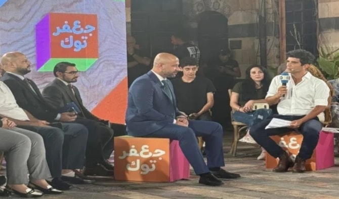 حلقة خاصة من برنامج جعفر توك في العاصمة السورية دمشق