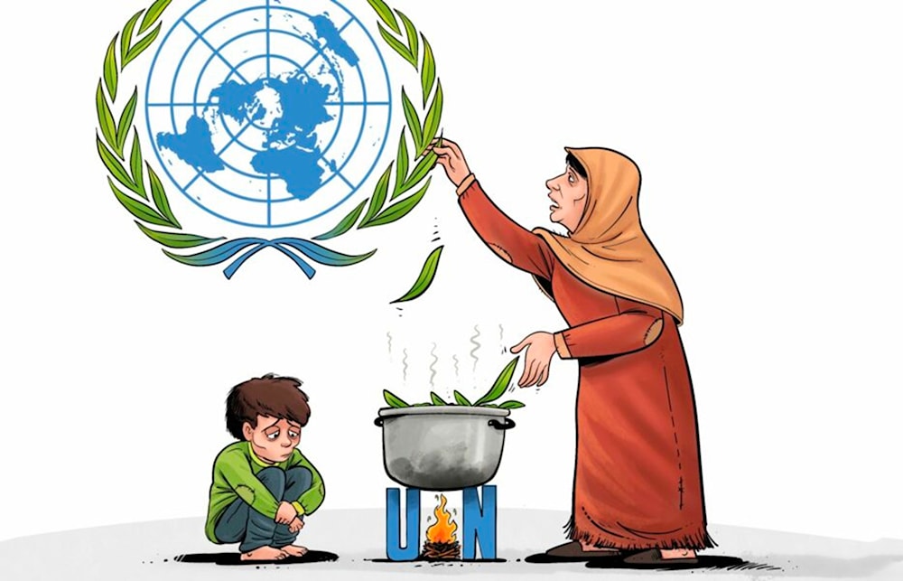كاريكاتور لأحمد رحمة (تركيا، 2024)