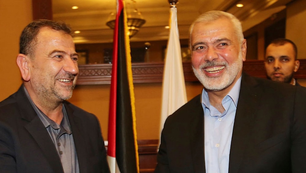 قادة حماس: الشهيدان إسماعيل هنية وصالح العاروري (من الويب)