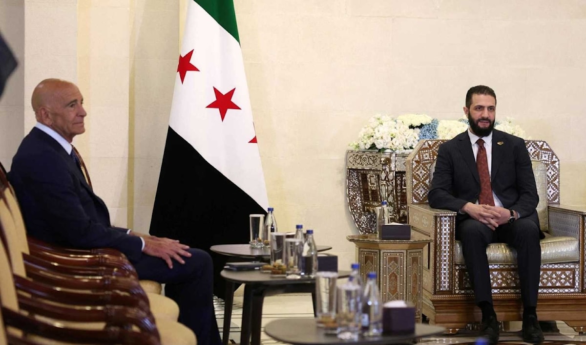 بحث برّاك مع الشرع المستجدات في مدينة حلب (من الويب)