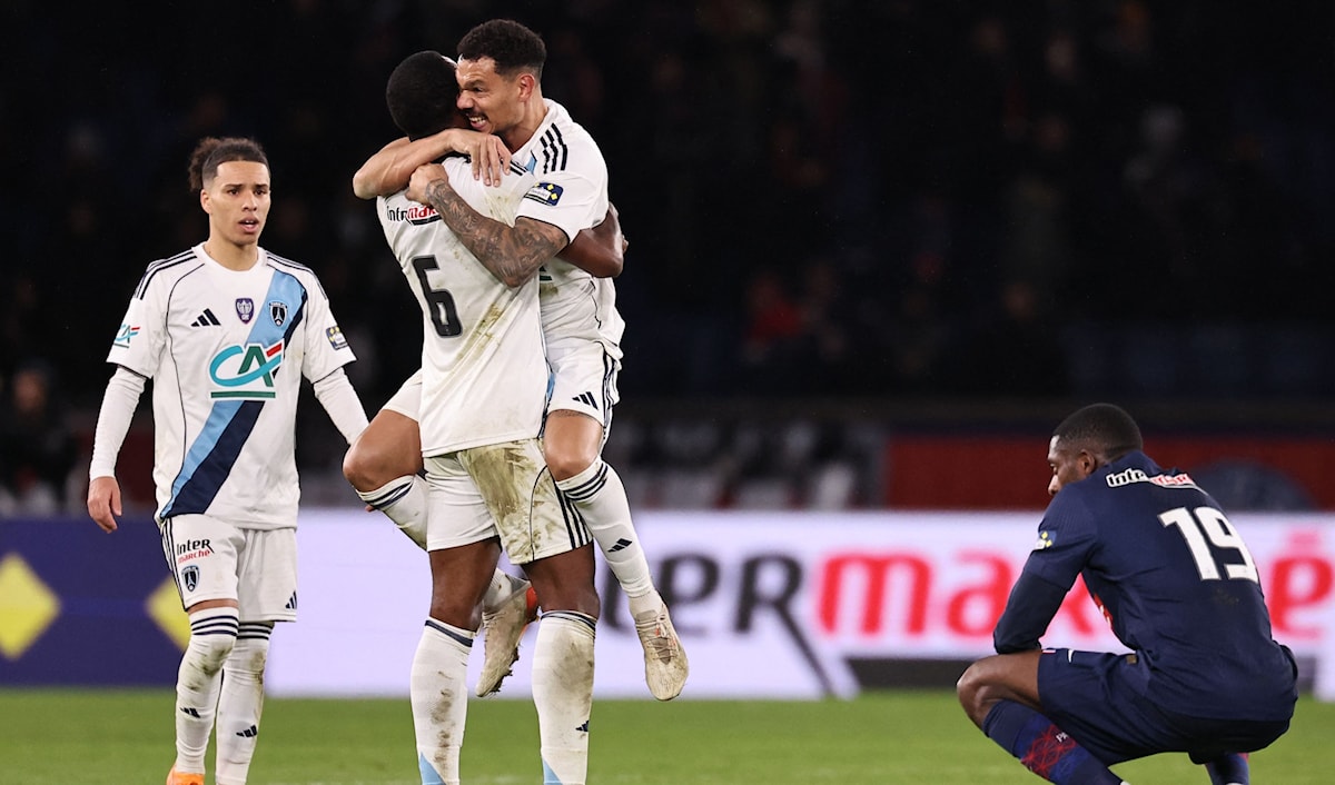 فازَ باريس أف سي على باريس سان جيرمان في الدور الـ 32 لمسابقة كأس فرنسا 1-0.