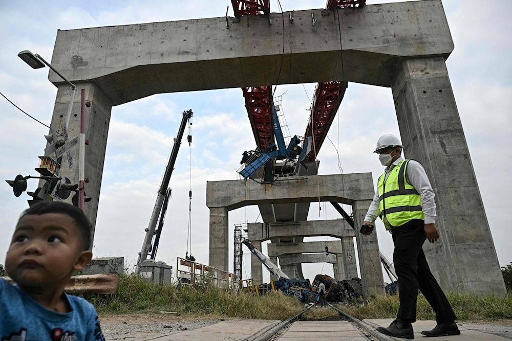 تُعدّ حوادث مواقع البناء والنقل شائعة في تايلاند (أ ف ب)