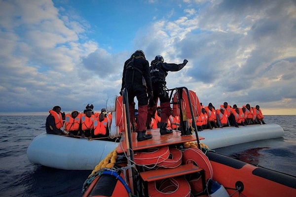 صارت ليبيا طريق عبور للمهاجرين الفارين من الصراع والفقر إلى أوروبا (من الويب)