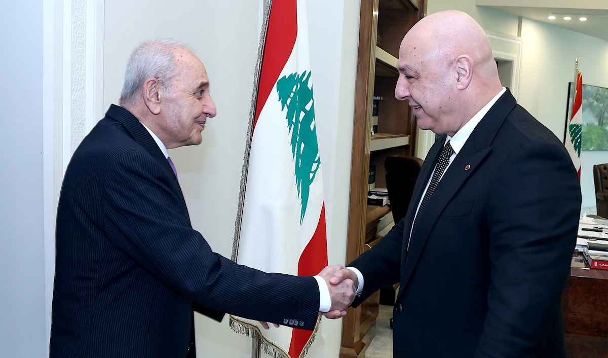 الرئيس عون يستقبل الرئيس بري في قصر بعبدا (رئاسة الجمهورية)