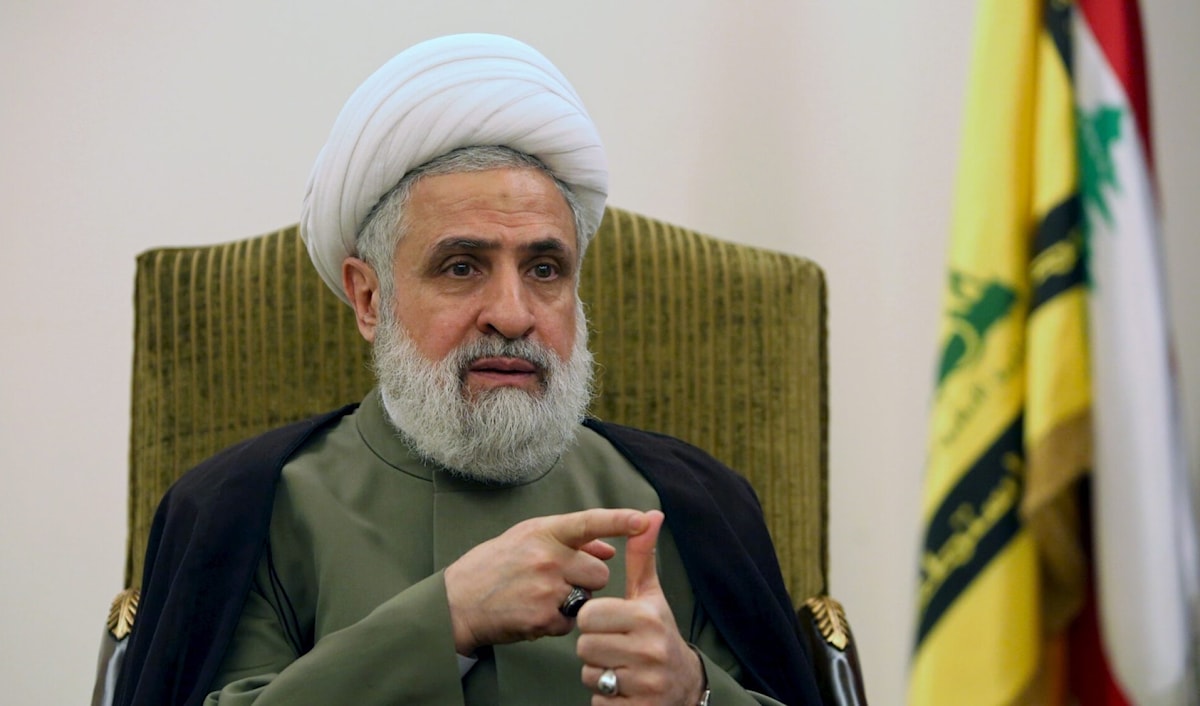الأمين العام لحزب الله الشيخ نعيم قاسم (من الويب)