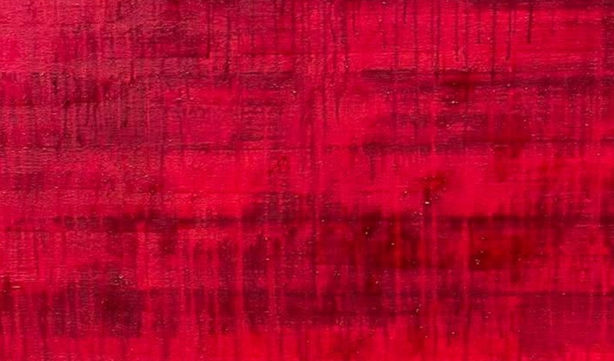 «من دون عنوان» (زيت مائي ــ 132 × 265 سم ـ 2023 ــ 2025)
