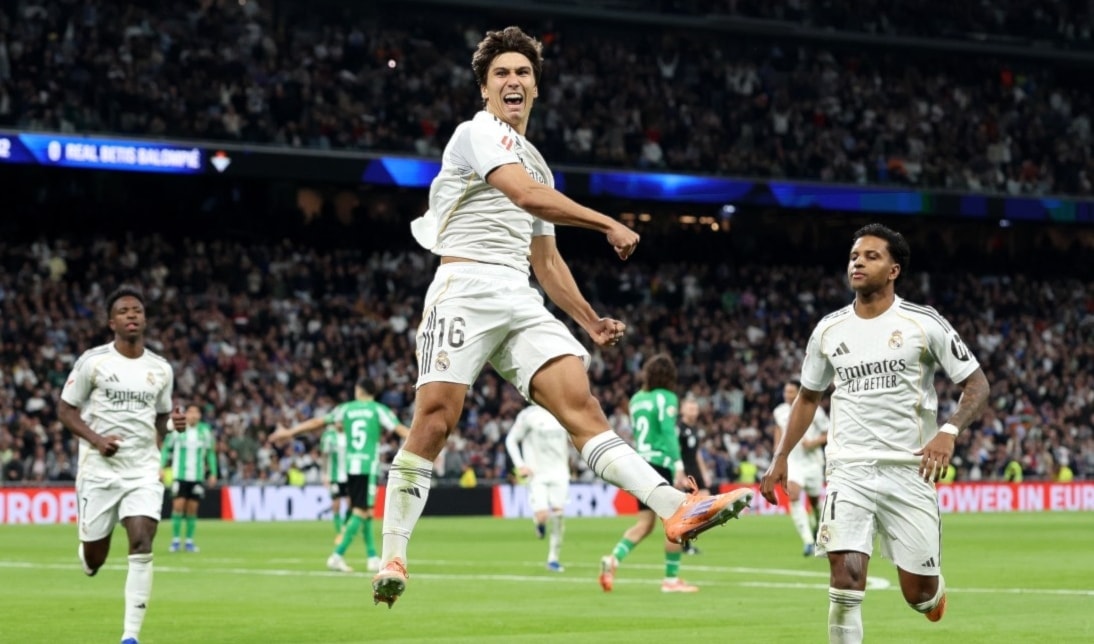 سجّلَ لريال مدريد المهاجم الشاب غونزالو غارسيا ثلاثية (هاتريك) في الدقائق (20 و50 و82).