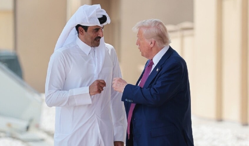 يأتي اتصال أمير قطر وترامب قبيل اجتماع بين الأخير ونتنياهو (من الويب)