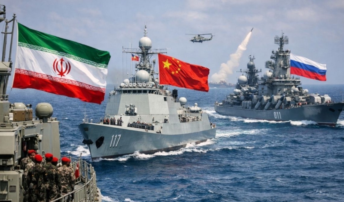 تجري إيران باستمرار مناورات بحرية في الخليج بمشاركة الحلفاء (من الويب)