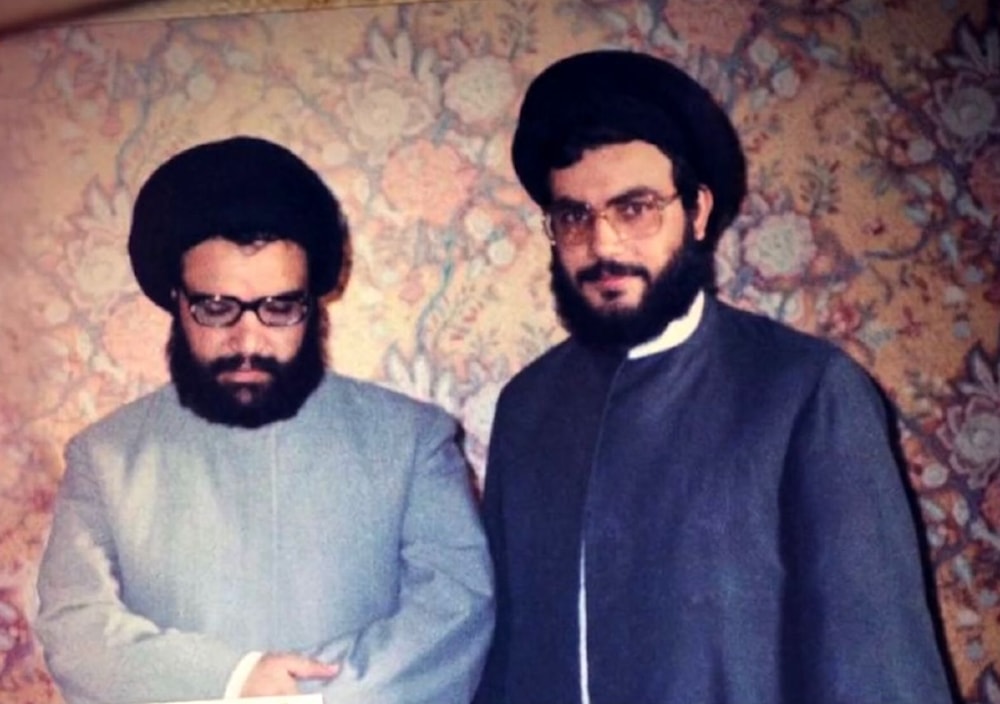 السيّدان الشهيدان حسن نصر الله وعباس الموسوي (من الويب)