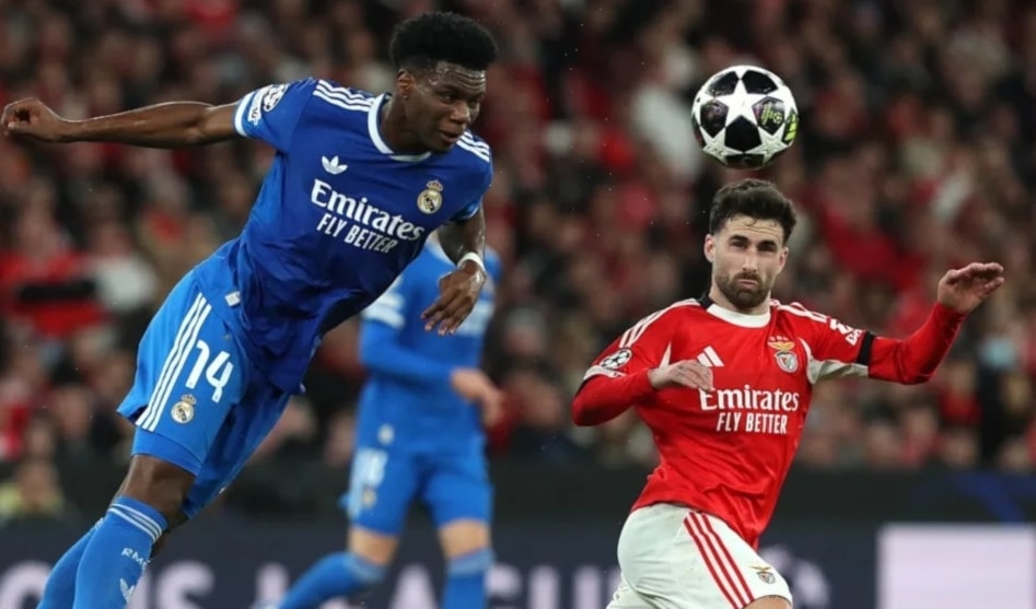 يسعى ريال مدريد إلى تأكيد تفوّقه ذهاباً على أرض بنفيكا (1-0).