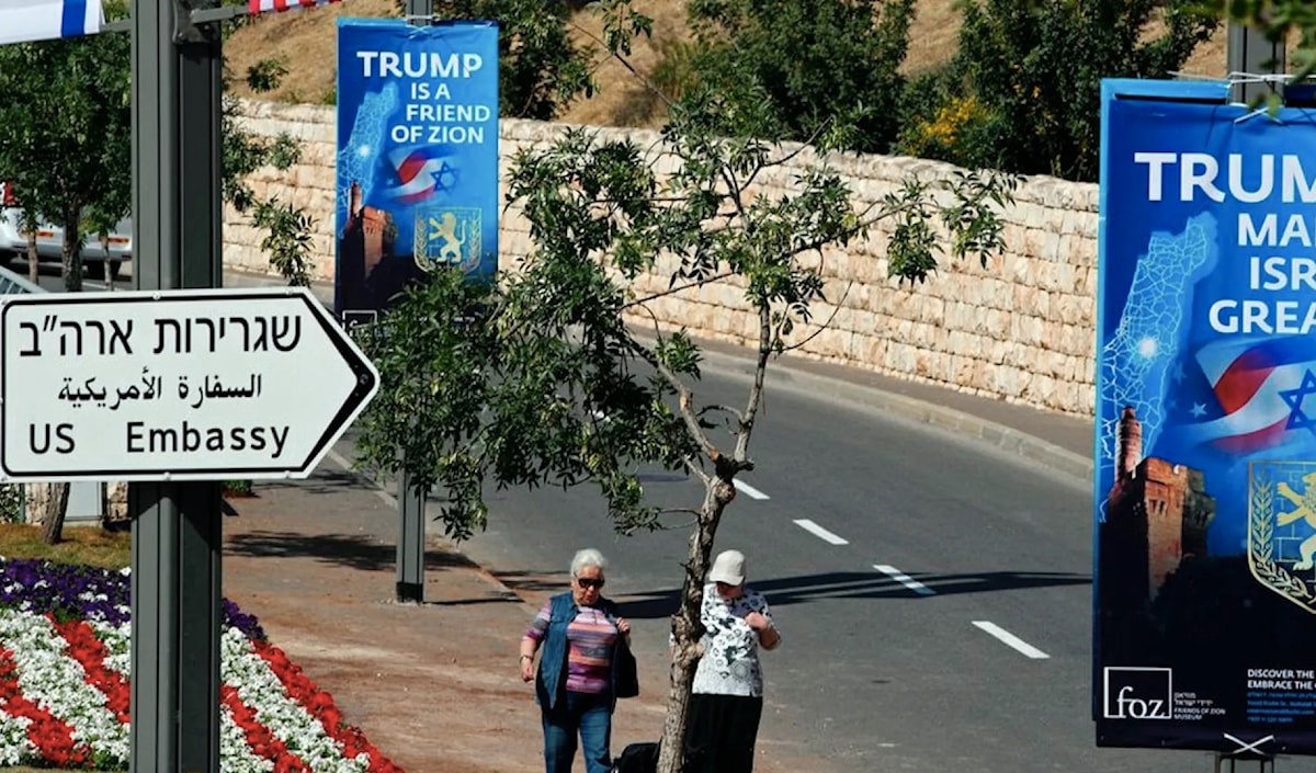 لا تُعدّ الخطوة مستغربة في ظلّ إدارة ترامب التي كانت قد نقلت سفارة الولايات المتحدة إلى القدس (أ ف ب)