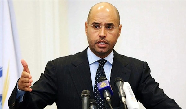 يصف مقرّبون من القذافي الابن عملية الاغتيال بأنها «جريمة غدر» (من الويب)