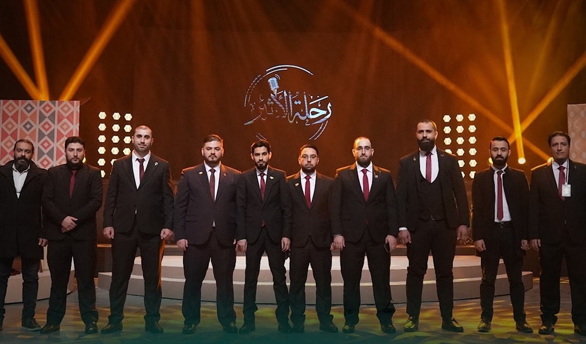 من احتفال إعادة إطلاق الإذاعة أول من أمس