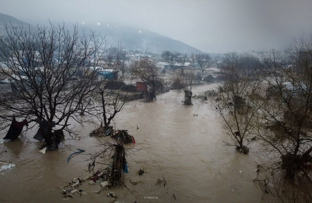 أضرار السيول الجارفة في إدلب (من الويب)