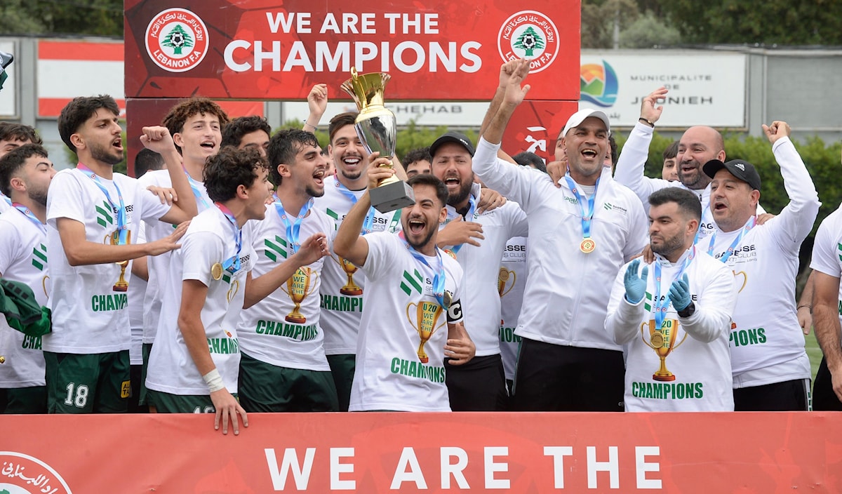 تُوّج الحكمة بلقب دوري الشباب للمرّة الأولى في تاريخه (طلال سلمان)