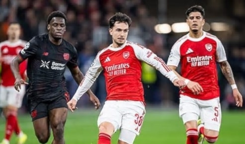فرضَ نادي آرسنال الإنكليزي التعادل على مضيفه باير ليفركوزن الألماني (1-1).