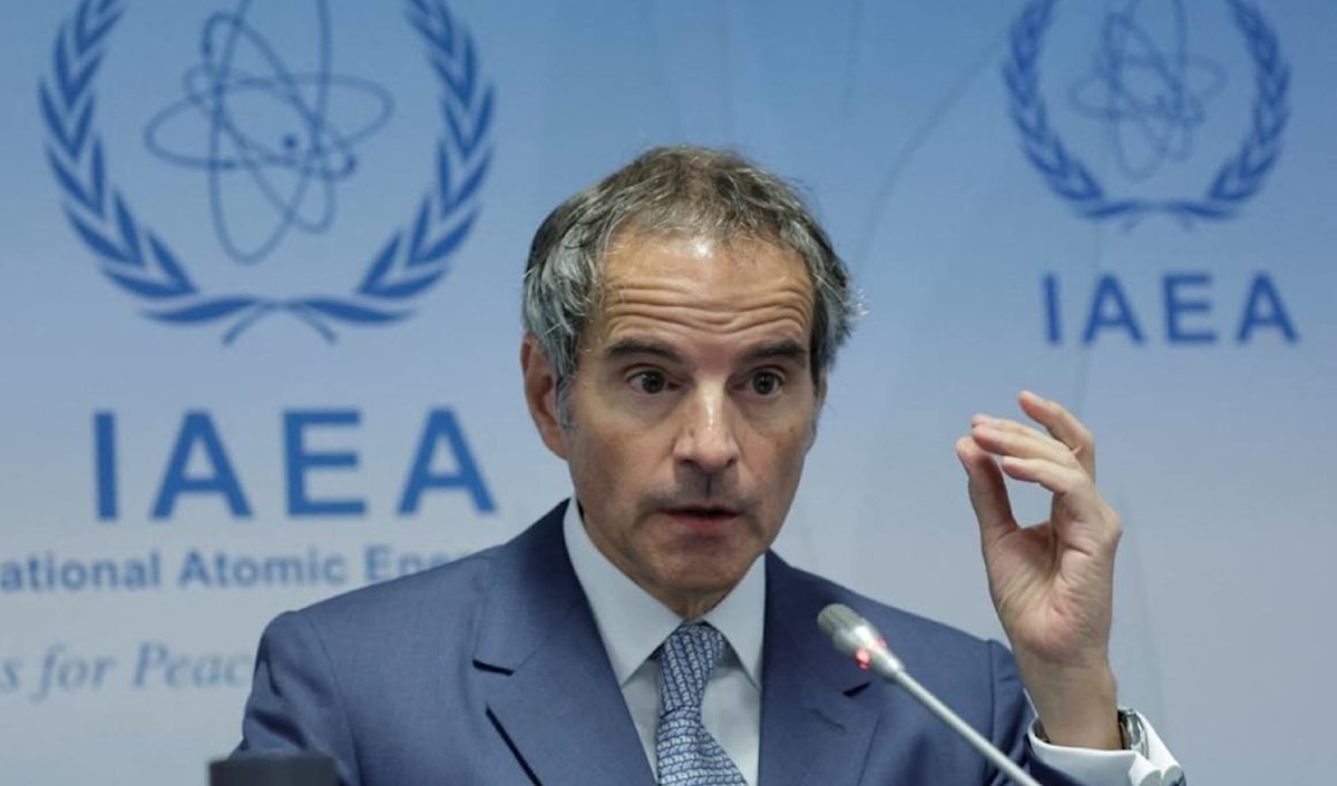 مدير الوكالة الدولية للطاقة الذرية رافاييل غروسي (من الويب)
