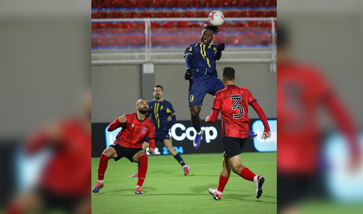 كانت مباراة جويا والتضامن ــ صور هي الأخيرة التي أقيمت قبل توقّف الدوري (طلال سلمان)