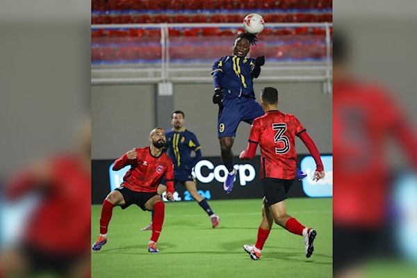 كانت مباراة جويا والتضامن ــ صور هي الأخيرة التي أقيمت قبل توقّف الدوري (طلال سلمان)