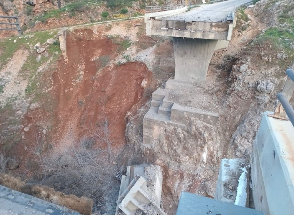 قصف جسر الدلافة (من الويب)