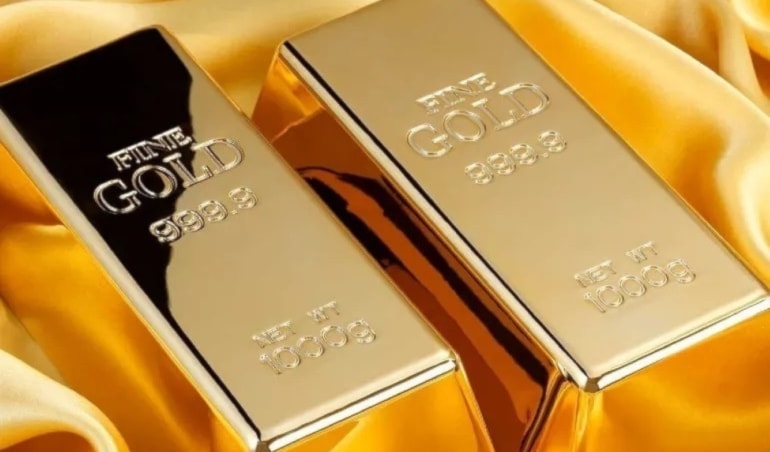 صعدت العقود الأميركية الآجلة للذهب تسليم ⁠نيسان 3.5% (من الويب)