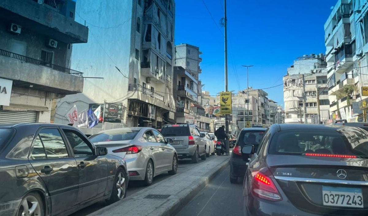 زحمة سير خانقة في الضاحية تزامناً مع التهديدات الإسرائيلية  (الأخبار)