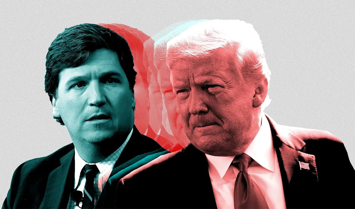 تاكر كارلسون وترامب... وشعرة معاوية: MAGA مملكة الأحلام الضائعة