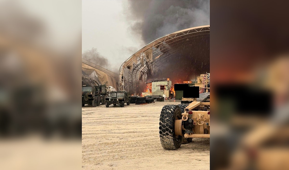 استهدفت إيران نظام الدفاع الجوي الأميركي «باتريوت» في الإمارات (من الويب)