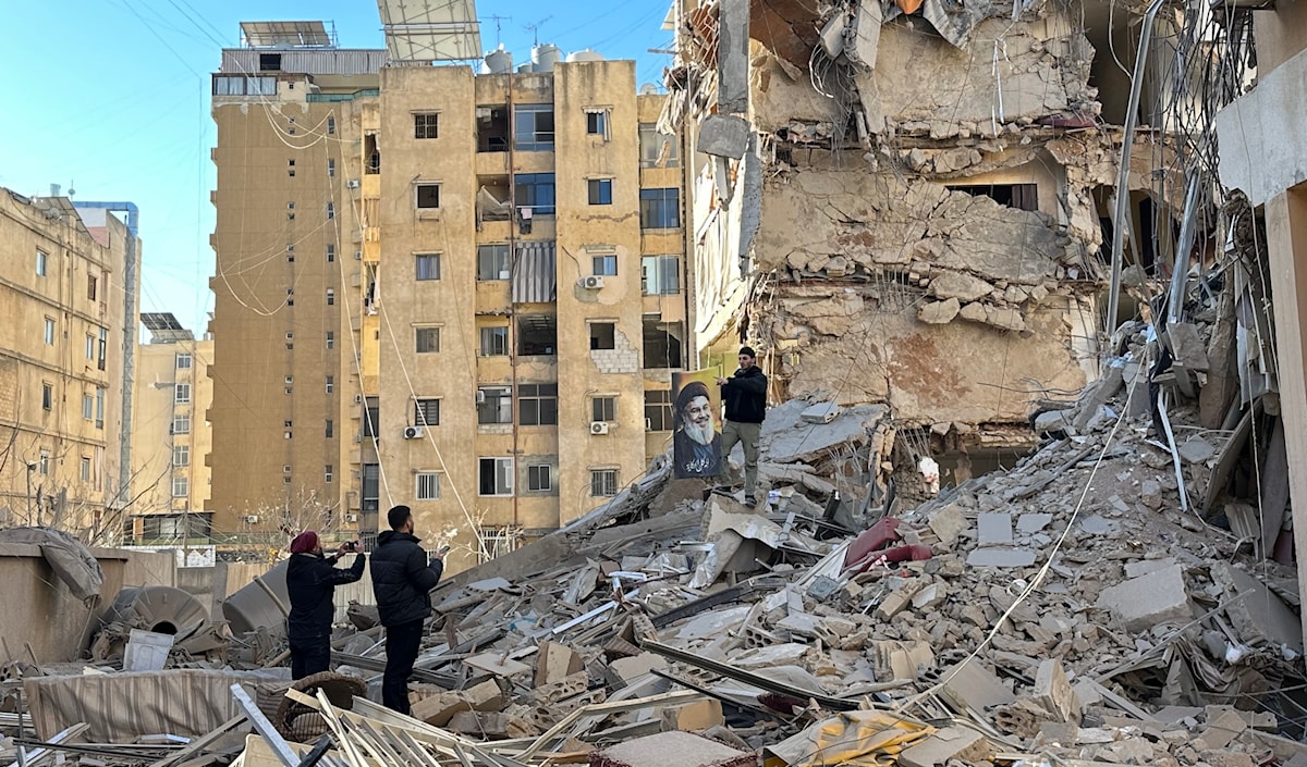 أثار القصف الإسرائيلي على الضاحية الجنوبية (هيثم الموسوي)