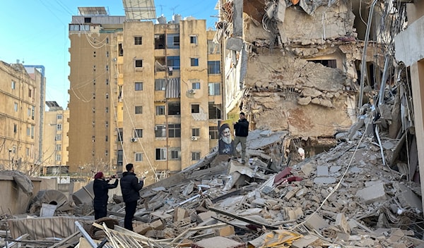 أثار القصف الإسرائيلي على الضاحية الجنوبية (هيثم الموسوي)