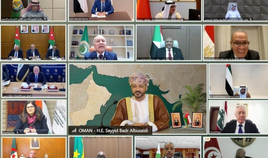 دعا البوسعيدي إلى تكثيف الجهود الدبلوماسية والسياسية لإيجاد حل سلمي (وكالة الأنباء العُمانية)