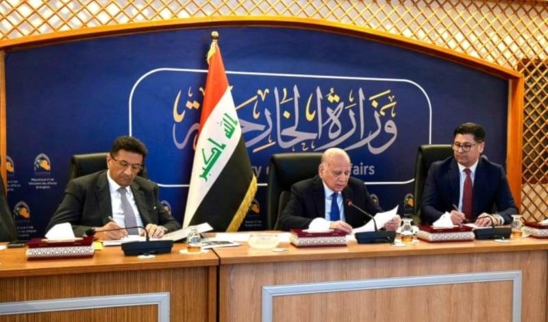 أكد حسين أدانة العراق للحملات العسكرية المستمرة على إيران (واع)